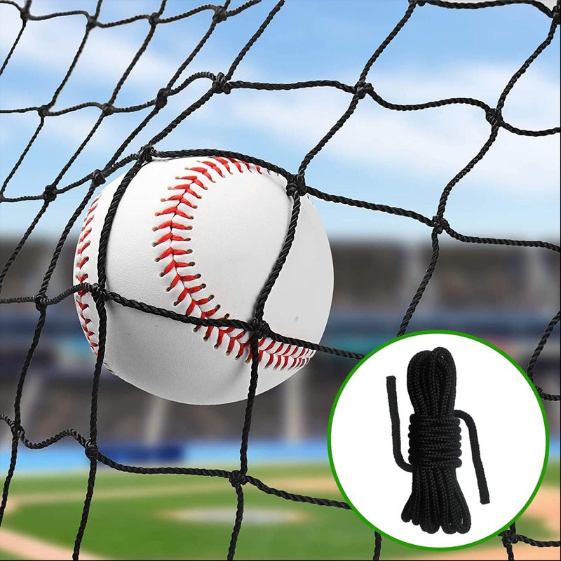 Wiseek Baseball Softball Backstop Nets, Heavy Duty Sports Netting Barrier #18 Nylon Baseball Netting 10'x20'/10'x30'(Net Only) - Image 1